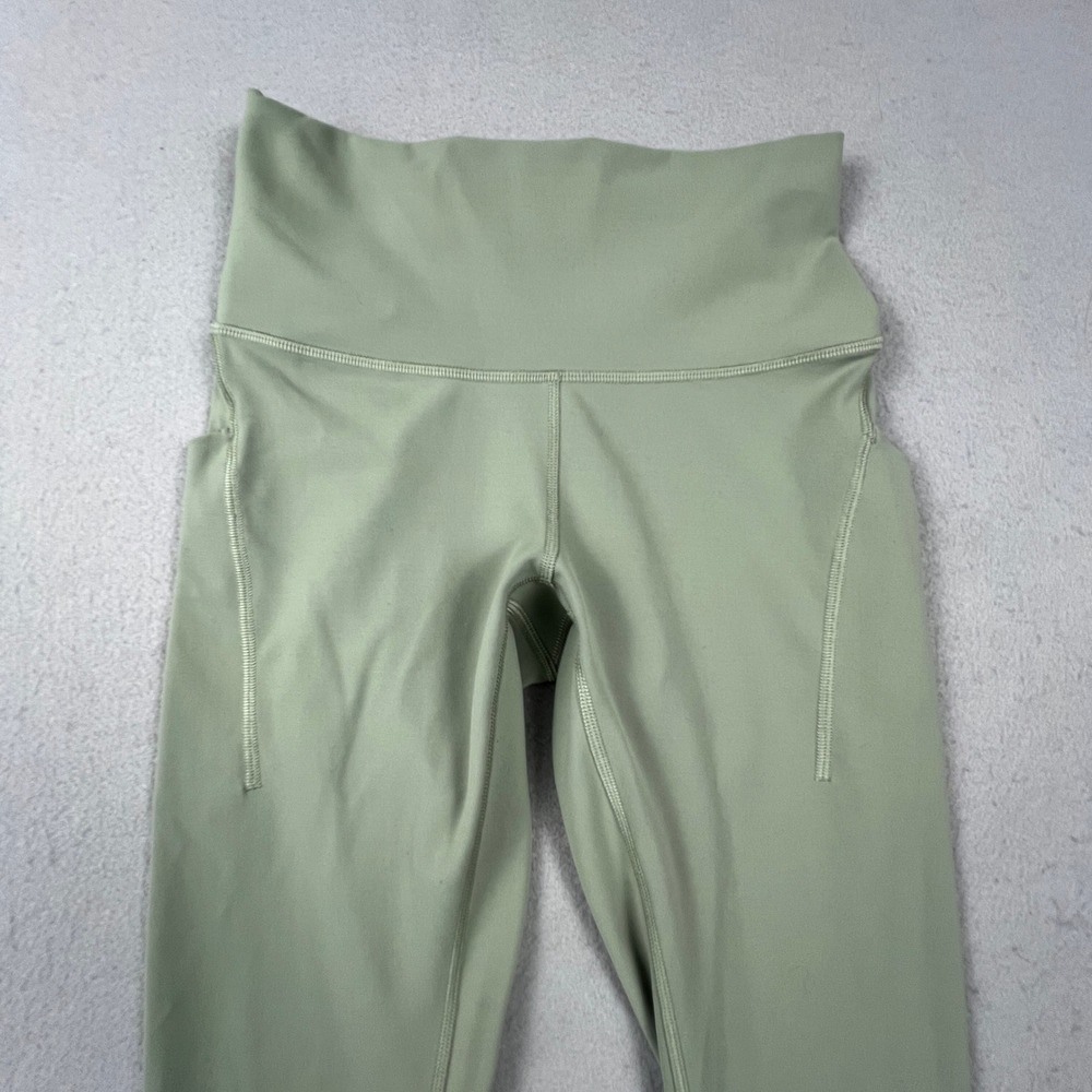 Lululemon Align High-Rise Pant with Pockets 6 Green Yoga Leggings LW5EPSS - Picture 7 of 11